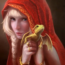 Схема вышивки «Эльф и дракончик - 2»