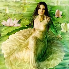 Схема вышивки «женский образ»