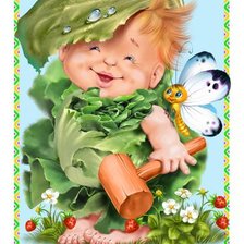 Схема вышивки «С новорожденным»