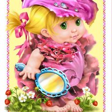 Схема вышивки «С новорожденным»