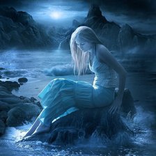 Схема вышивки «Лунная ночь.»