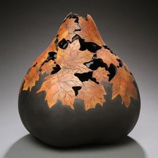 Схема вышивки «Листья желтые»