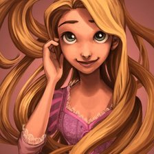 Схема вышивки «Рапунцель»