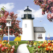 Схема вышивки «маяк»