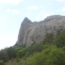 Схема вышивки «Горы»