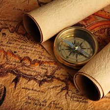 Схема вышивки «компас пирата»
