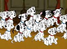 Схема вышивки «101 dalmatians»