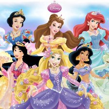 Схема вышивки «Принцессы Диснея»