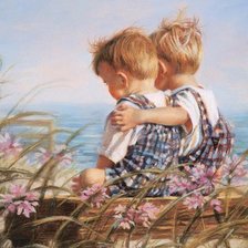 Схема вышивки «Братья»