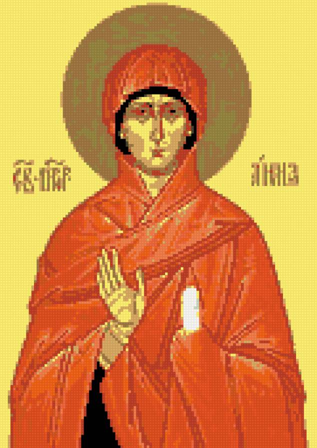 Святая Анна - икона - предпросмотр