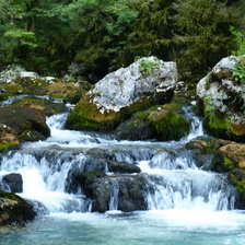 Схема вышивки «Природа (река)»