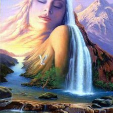 Схема вышивки «водопад»