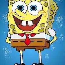Схема вышивки «спанч боб»