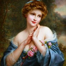 Схема вышивки «мадона»