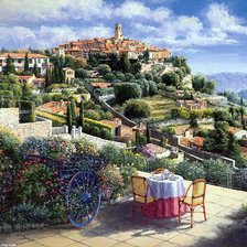 Схема вышивки «Морской пейзаж»