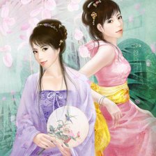 Схема вышивки «Красивые арты разных художников»