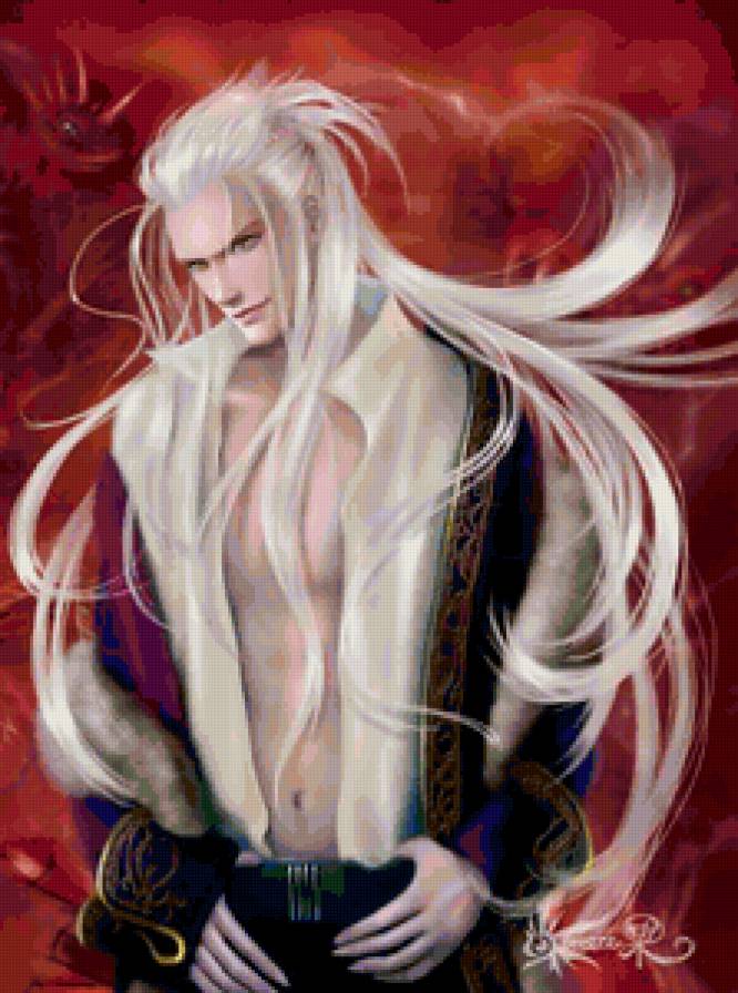 Красивые арты разных художников - парень, восток, люди - предпросмотр