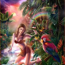 Схема вышивки «Красивые арты разных художников»