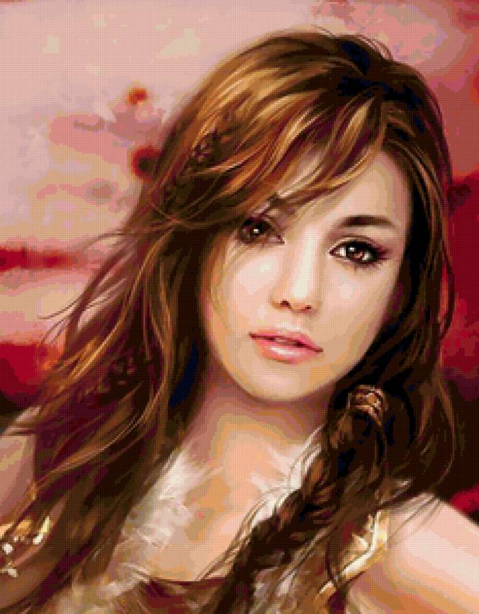 Красивые арты разных художников - люди, девушка - предпросмотр