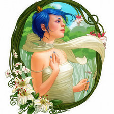 Схема вышивки «Красивые арты разных художников»