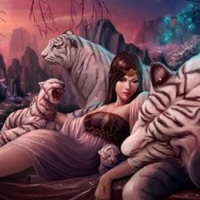 Схема вышивки «Красивые арты разных художников»