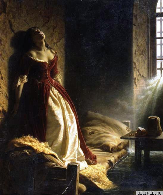 Княжна Тараканова - живопись, девушка - оригинал