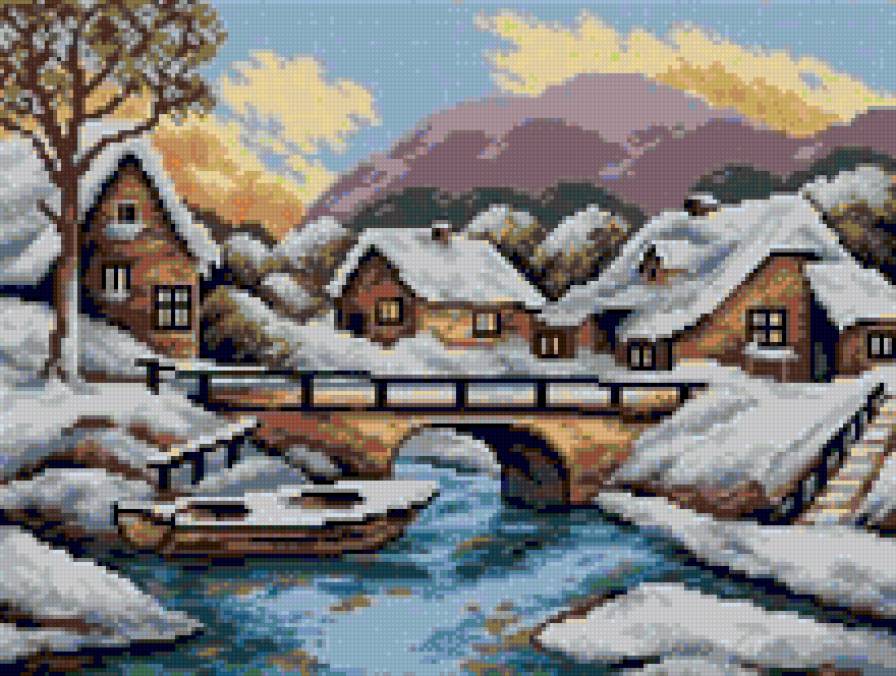 №131667 - зима, пейзаж - предпросмотр