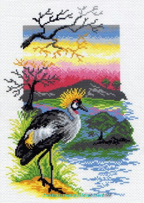 №131681 - животные, пейзаж, птицы - оригинал