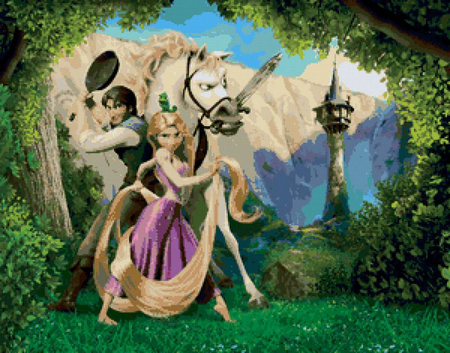 Рапунцель - детские, сказки - предпросмотр