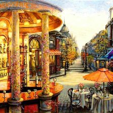 Схема вышивки «Городской пейзаж»