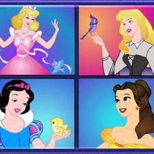 Схема вышивки «Подушка для девочки»