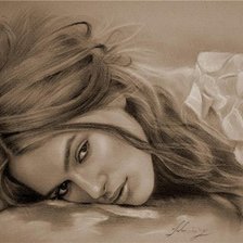 Схема вышивки «Кира Найтли»