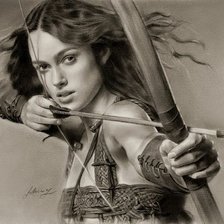 Схема вышивки «Кира Найтли 4»