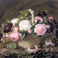 Схема вышивки «розы»