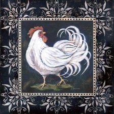 Схема вышивки «Подушка "Петушок"»