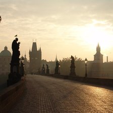 Схема вышивки «Карлов мост»