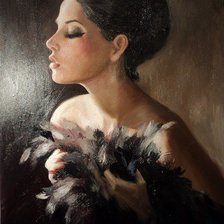 Схема вышивки «портрет»