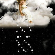 Схема вышивки «ангелочик»