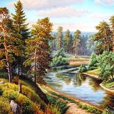 Схема вышивки «Красота природы»