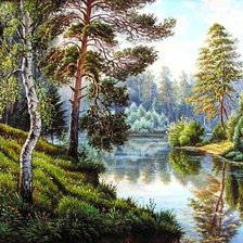 Схема вышивки «Красота природы»