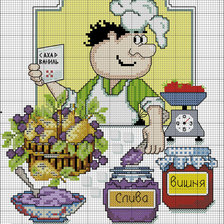 Схема вышивки «вышивка для кухни»