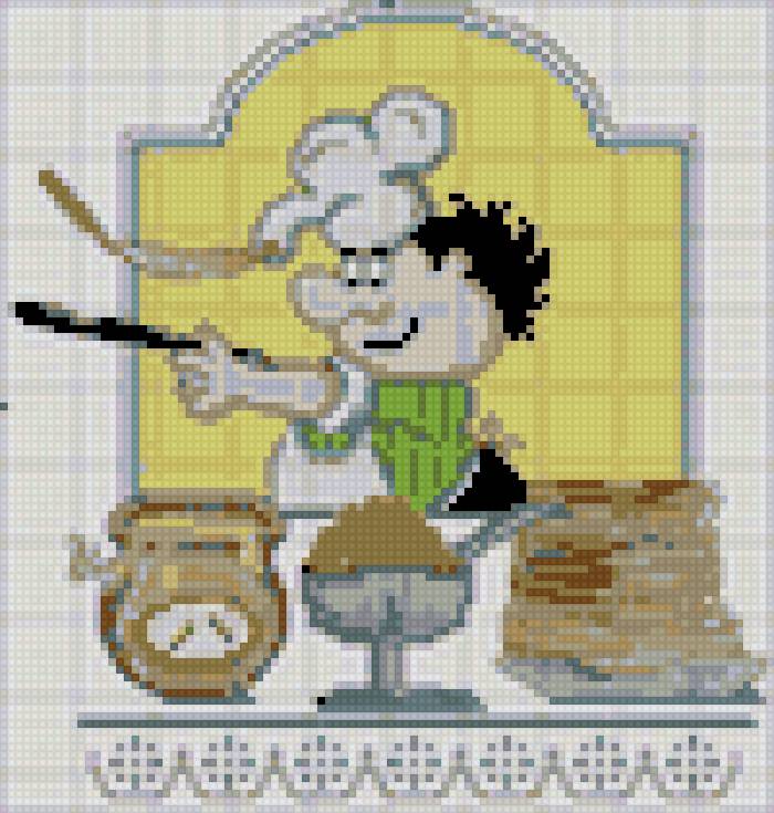 вышивка для кухни - предпросмотр