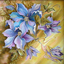 синий цветок