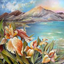 Схема вышивки «живопись»