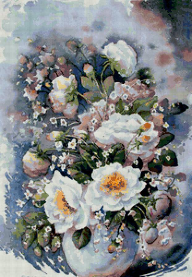 цветы в вазе - цветы, ваза - предпросмотр