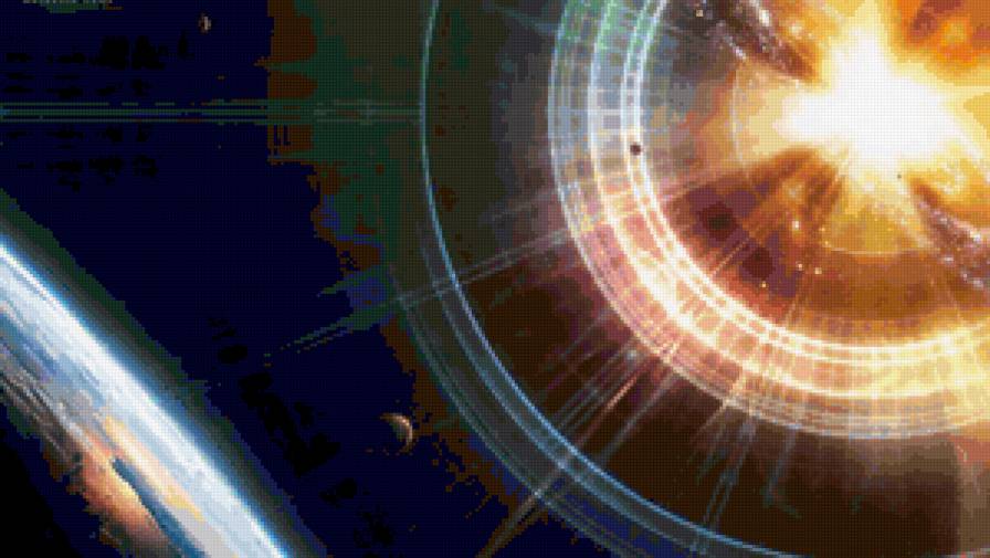 Серия "Планета" - планета, космос, земля, звезды - предпросмотр