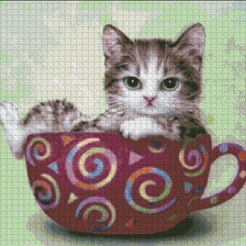 Схема вышивки «Кубок Kitty»