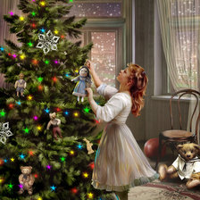 Схема вышивки «ожидание чуда»