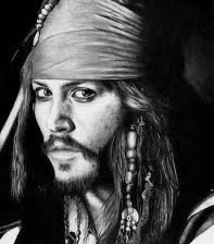 Схема вышивки «Капитан Джек Воробей»