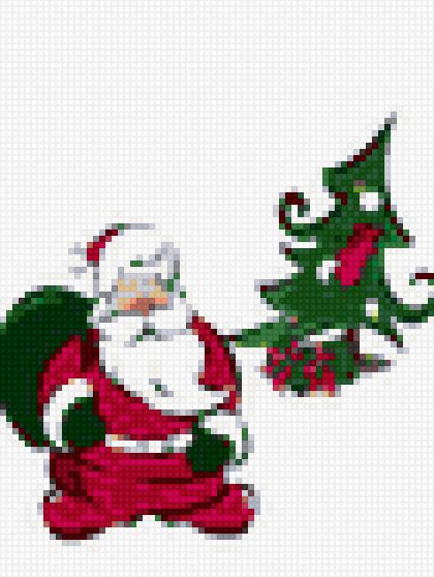 дед мороз - елка, зима, дед мороз, новый год - предпросмотр